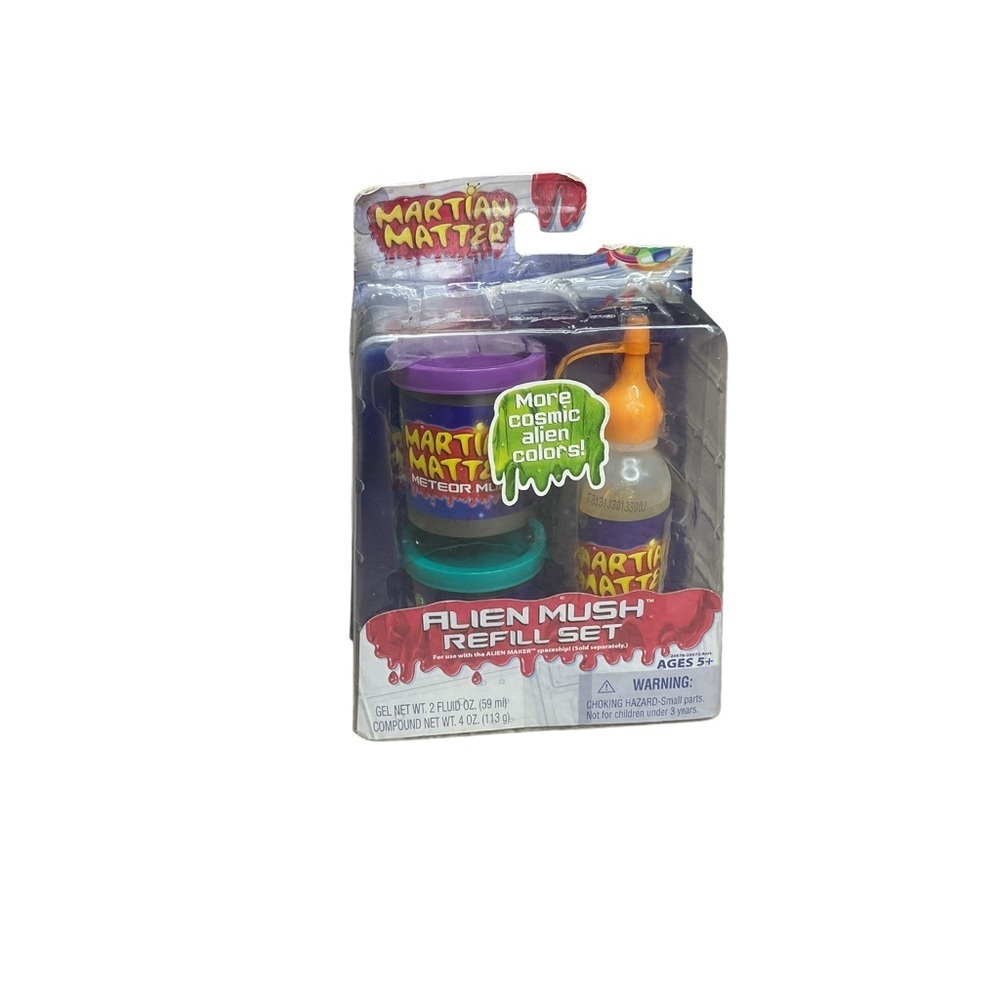 Hasbro Martian Matter Alien Mush Refill Set 2007 NEW Sealed Slime Toy